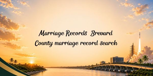 Marriage Records: Brevard County marriage record search