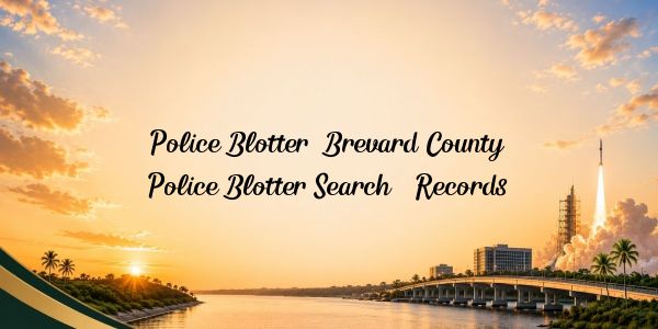 Police Blotter: Brevard County Police Blotter Search & Records